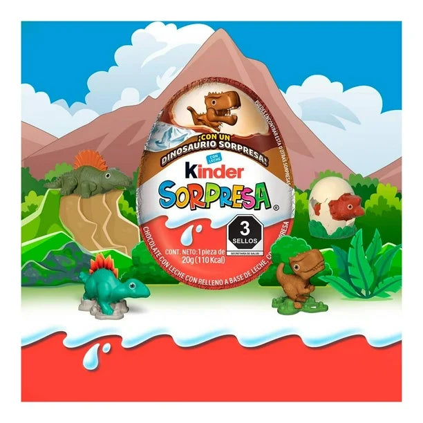 HUEVO KINDER DINOSAURIOS