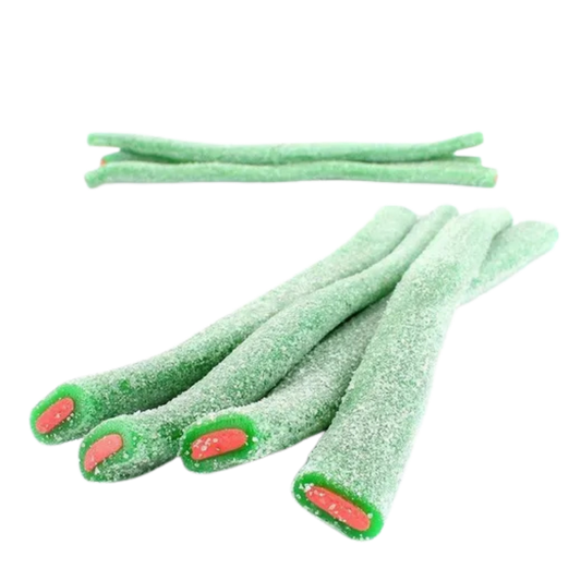 Regaliz relleno verde